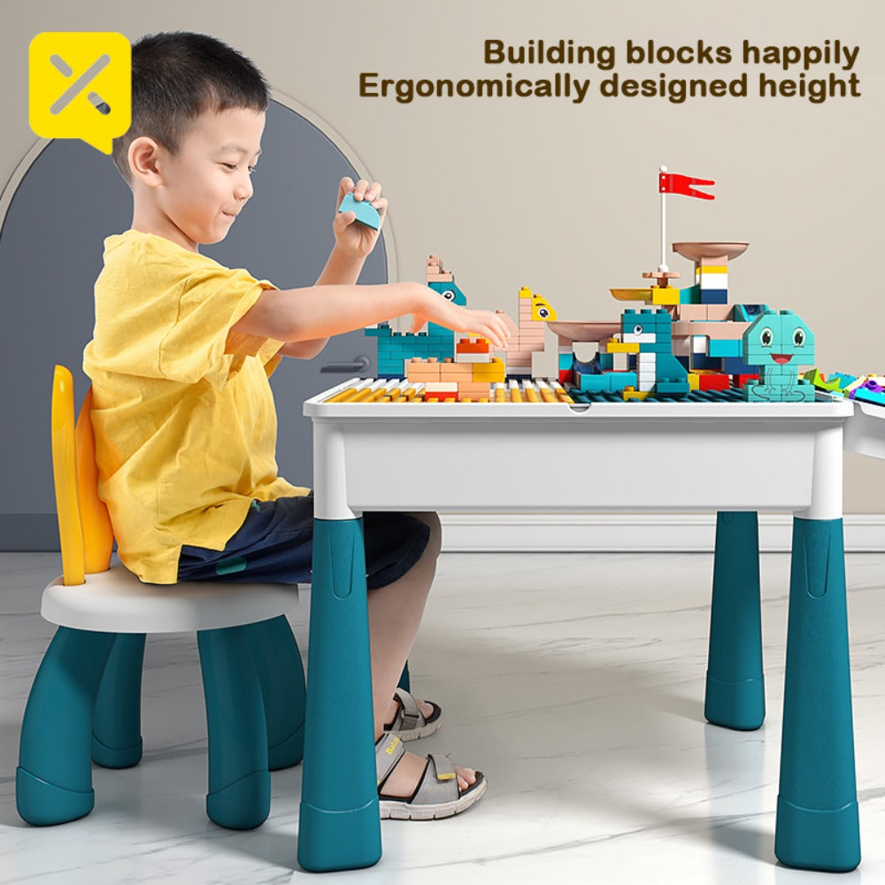 Kids Building Block Activity Table, Include Blocks or New Style 2