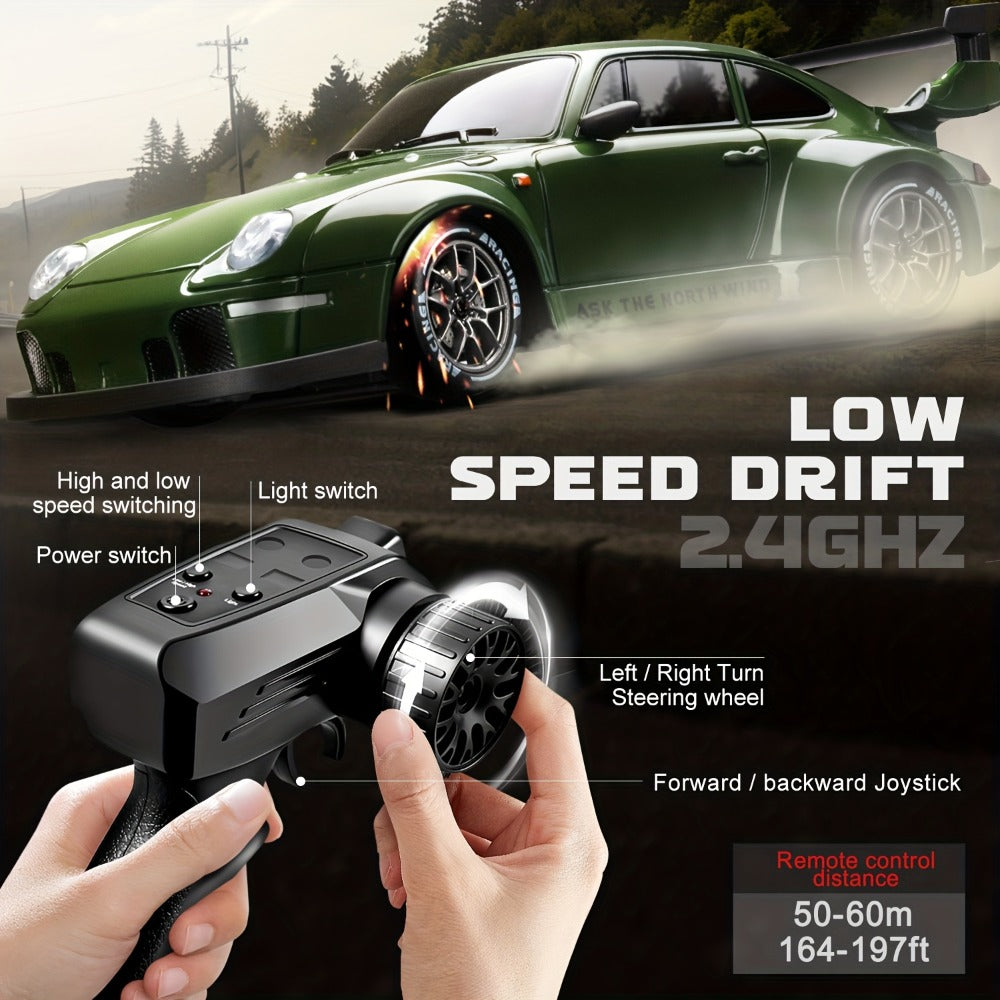 Drift RC Car 1:24 Scale S814, 360° Spin Remote Control Stunt Car in 5 Colors
