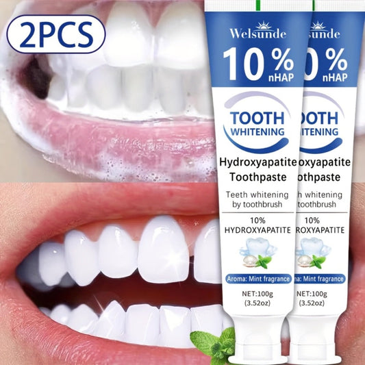 Nano Hydroxyapatite Toothpaste, Mint, 2-Pack, 100 g Each