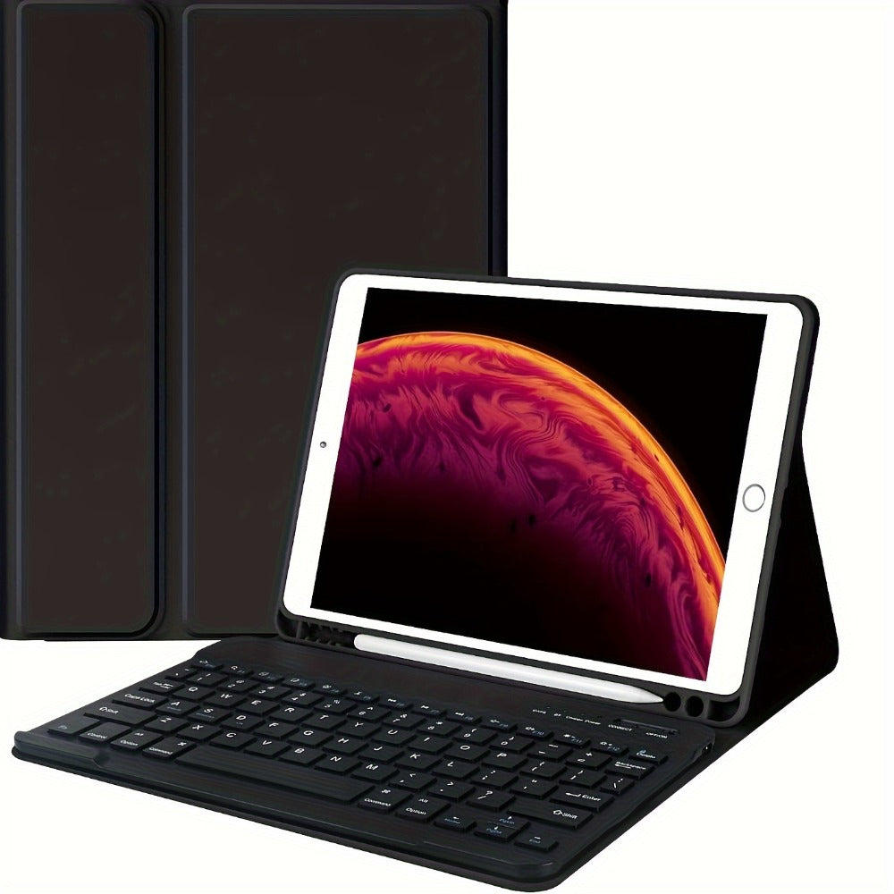 iPad Detachable Magnetic Keyboard with Touchpad – Compatible with iPad Air 11 M2 2024, iPad Pro 11", Air 4/5 10.9", iPad 10th Gen, iPad 7/8/9 10.2" | Type-C Charging, US Layout | Black, Blue, Pink