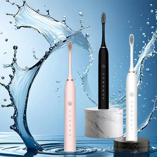 Sonic Electric Toothbrush with 6 Modes, Timer and USB Charging