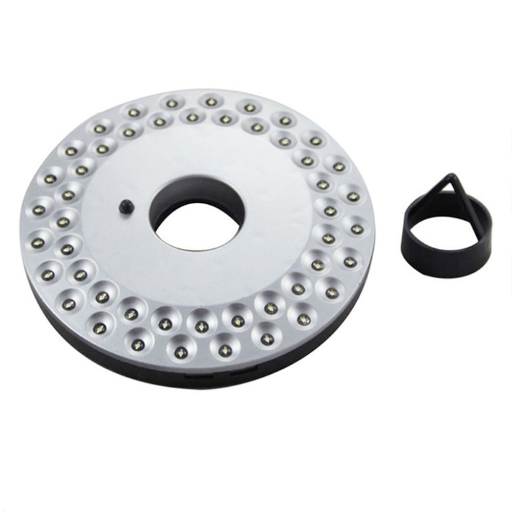 Patio Umbrella Light Battery Powered 48 LED – 3 Brightness Modes Portable Outdoor Camping Light with Hook | 30-Hour Runtime for Patio, Garden, Beach, Tent & BBQ | Emergency Lantern Pole Light Gray