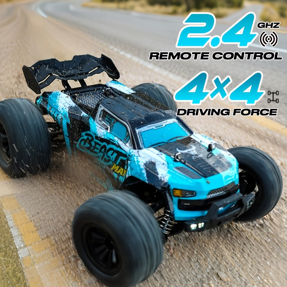 High Speed RC Car, 1:16 Scale 4WD Off-Road Car with RC390 Motor, 70KM/H Top Speed