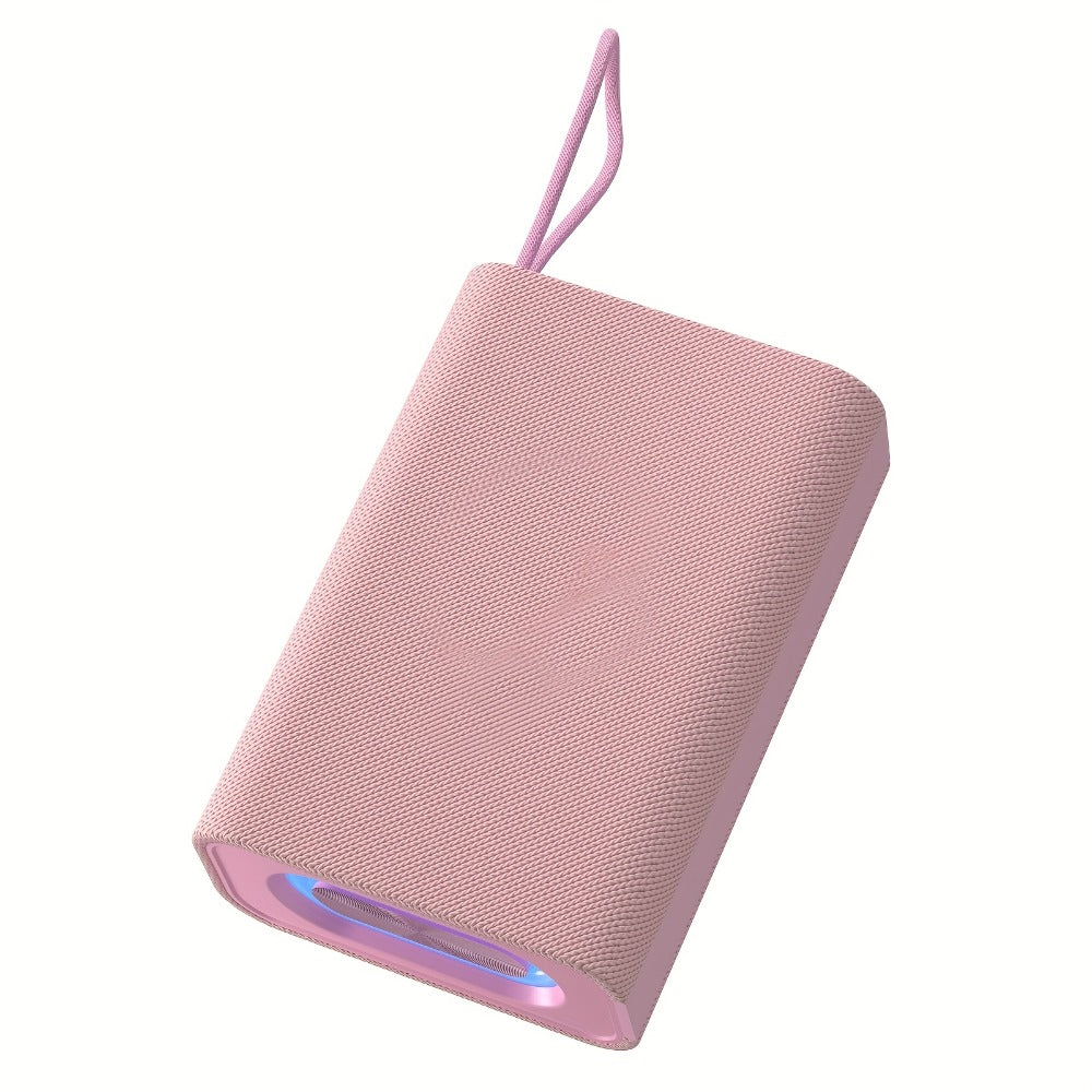 Portable Bluetooth Speaker Stereo Surround Sound USB-C Rechargeable Compact Wireless Speaker for PC Smartphone Tablet Outdoor Gym Travel Button Controls