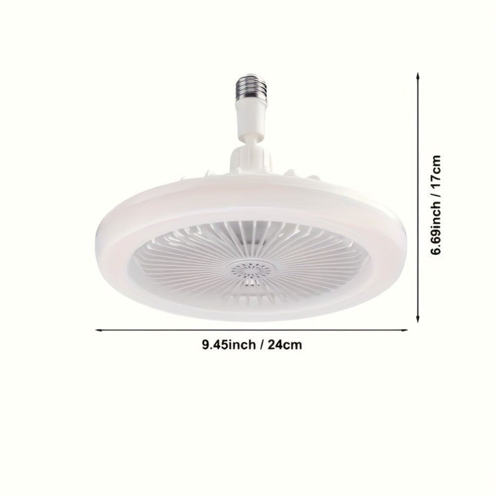 Ceiling Fan Light with Remote Control 3-Speed 3-Color Dimmable LED E26 Base 3000-6500K Adjustable Direction Timer Night Light Function for Bedroom Living Room