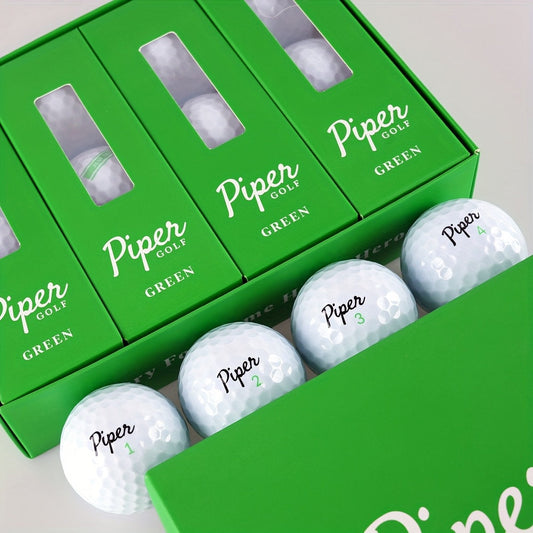 Golf Balls 3-Ply PU Cover with Soft Feel & High Visibility Colors, Professional Distance Golf Ball for Competitive Play and Training, Ideal for Adult Golfers