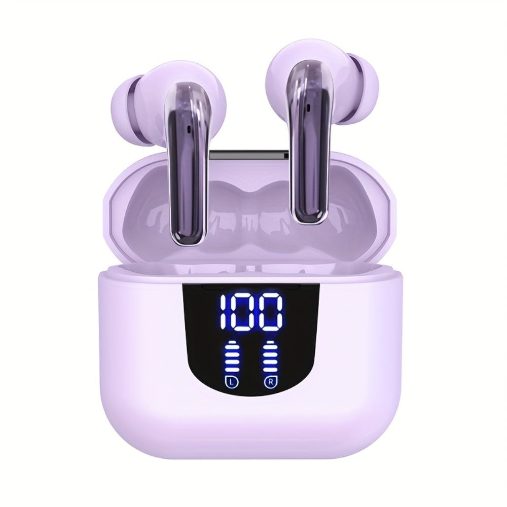 Stereo Sport Wireless Earbuds Touch Control Charging Case In-Ear Bluetooth TWS Headphones for Running Gym Fitness Music All Smartphones