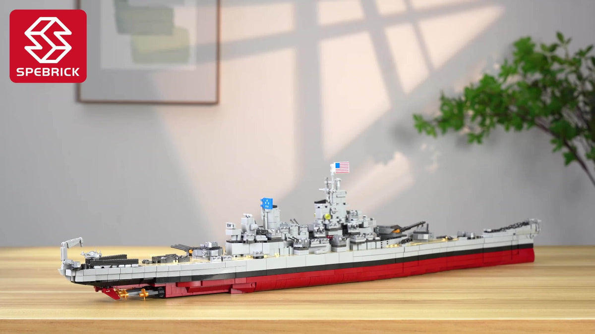 USS Missouri BB-63 Battleship Building Kit, 2,228-Piece Model FC4203