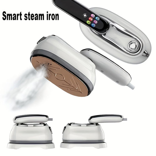 Steam Iron and Garment Steamer 2-in-1, 1300W Touchscreen with Self-Cleaning