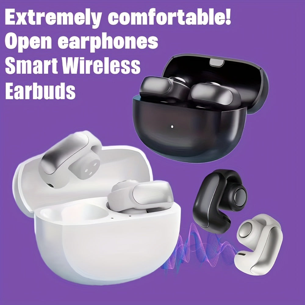 Open Audio Clip-On Earbuds 48-Hour Battery Situational Awareness True Wireless Bluetooth Immersive Sound Limited Edition Chilled Lilac Color