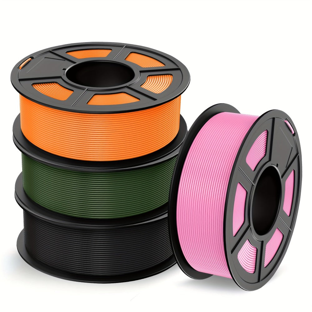 Engineering-Grade PETG Filament 1.75mm 1kg Tangle-Free – High-Speed Precision Strong Tough 3D Printing Filament 2.2lb Neat Winding Full Spool | FDM Compatible Functional Parts Prototypes Outdoor Use