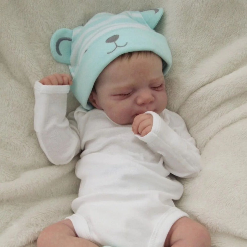 19-Inch Sleeping Reborn Baby Doll with 3D-Painted Details