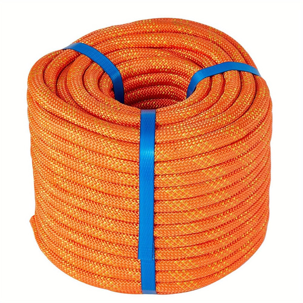 Double Braided Nylon Rope 1/2 Inch Heavy Duty Polyester – 100ft 150ft 200ft Multi-Color for Anchoring Towing Cargo Sailing Dock Lines & Outdoor Use