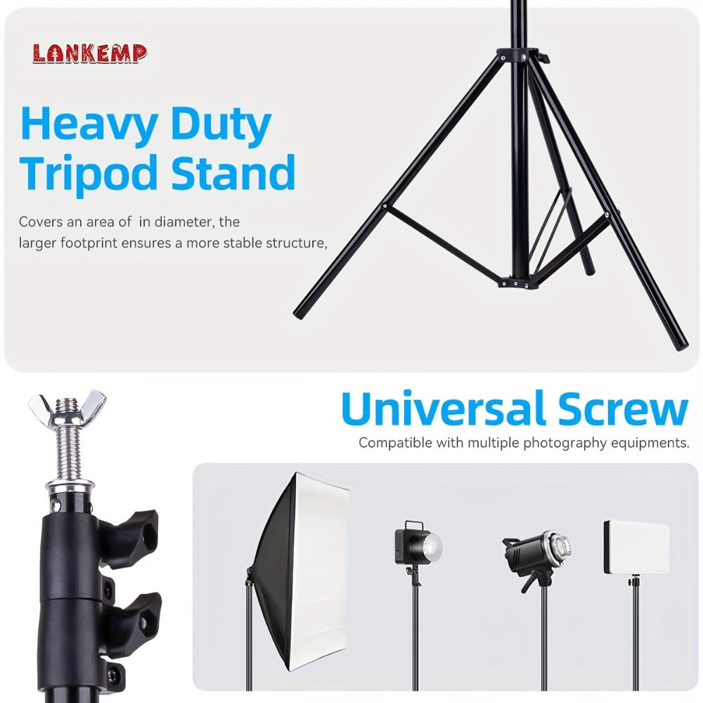 Backdrop Stand 7x7ft Adjustable Background Stand for Photography Photo Booth Party Projector Screen Streaming Portraits Photobooth Props