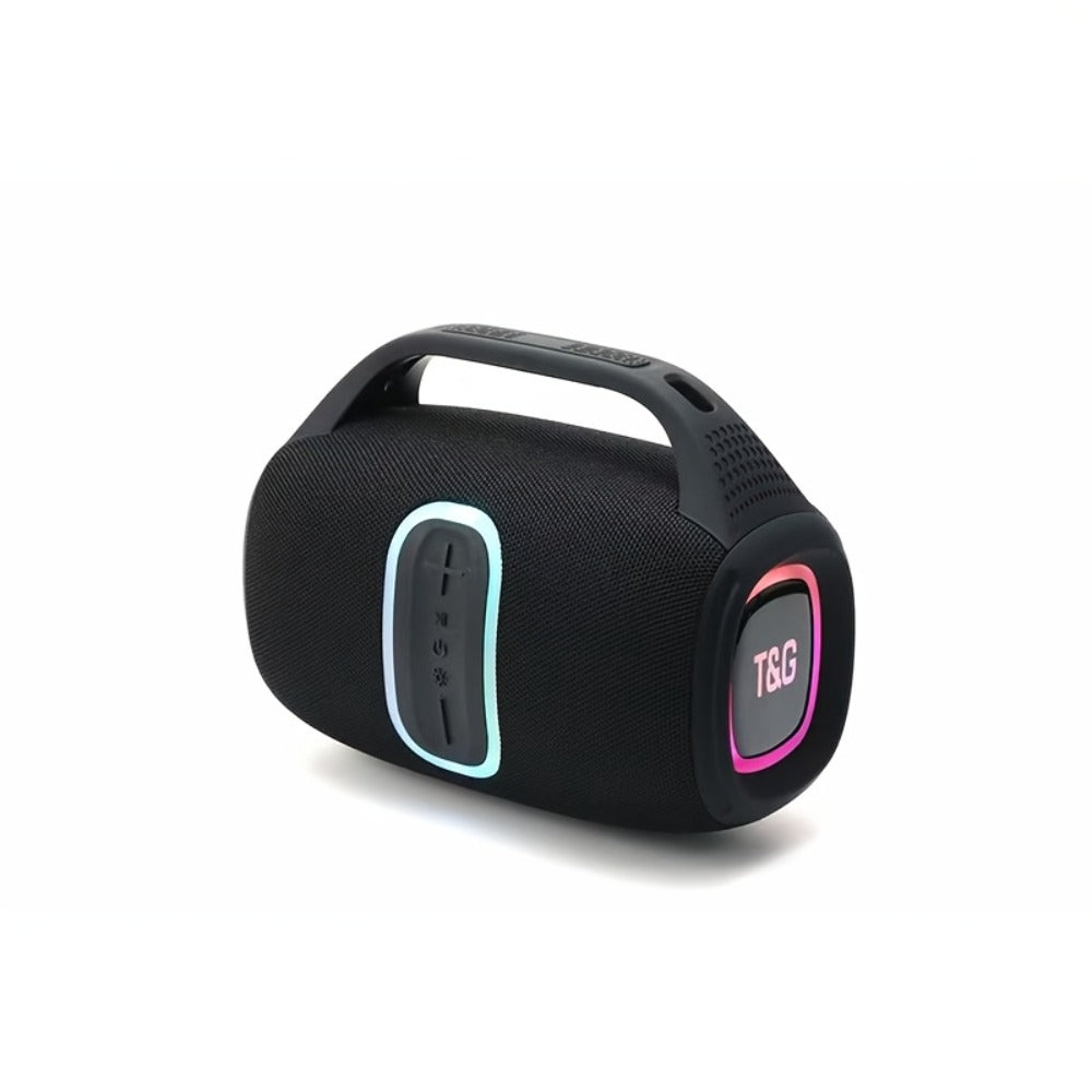 TG674 30W Outdoor Portable Bluetooth Speaker IPX4 Waterproof Dual Pairing Stereo 3600mAh Battery Booming Bass Handle Wireless Subwoofer Speaker for Camping Party