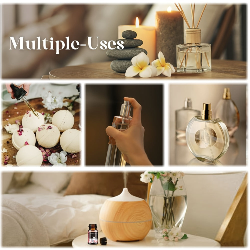 Essential Oil Gift Set 14pcs – Bakery, Fruity & Floral Fragrance Oils for Diffuser & Candle Making | Valentine's Day, Birthday & Holiday Gift