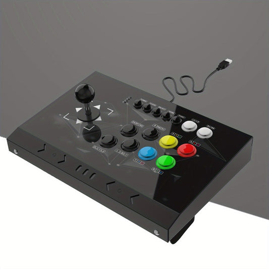 Arcade Stick DOYO KT511 for Nintendo Switch, PS3, PC & Android – 8-Way Square Gate Joystick, Turbo Function, Metal Case, Ergonomic Fighting Game Controller for Street Fighter & Beat-Em-Up Games