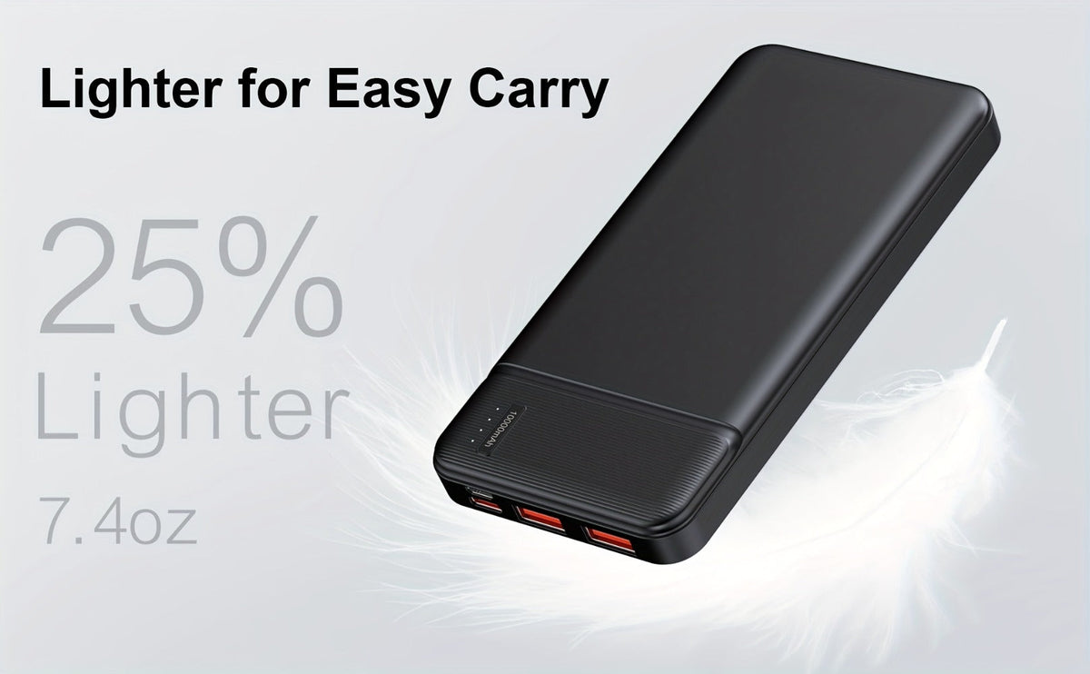 5V Heated Jacket Battery Pack 10000mAh PD 22.5W Quick Charge Portable Power Bank for Heated Vest Heated Gloves Heated Clothes Smartphone Tablet Outdoor Winter Camping Skiing Travel