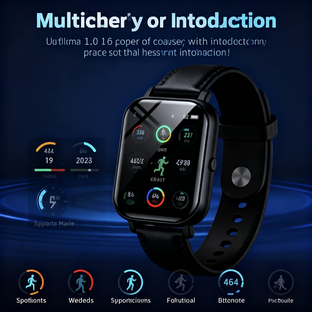 Smart Watch and Glasses 2-Piece Bundle Set 1.83 Inch Full Touch Screen Metal Body Wireless Calling Multiple Sport Modes Sedentary Reminder Pedometer Notification Fitness Tracker Unisex Men Women 2026 New Upgraded