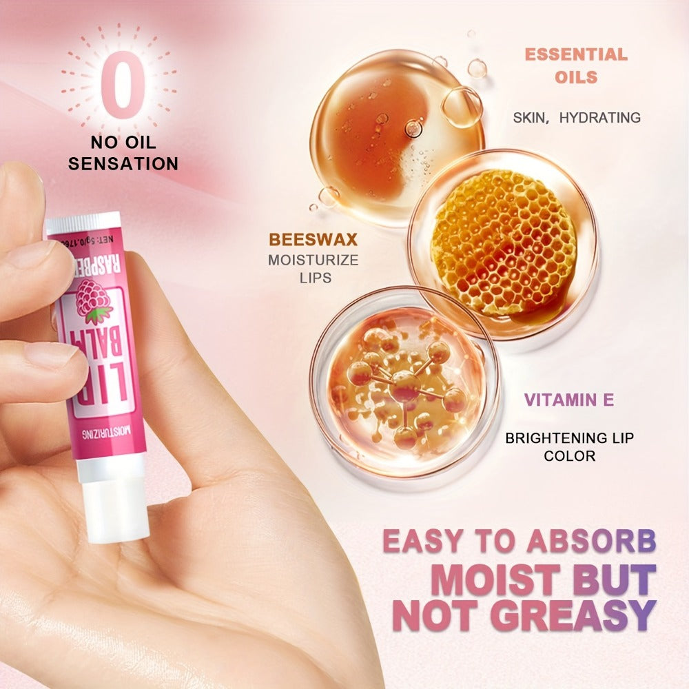 Glycerin Lip Butter Set 60 Pieces – 12 Scents Moisturizing Glossy Lip Balm, Deep Hydration for Soft Dry Lips, Valentine's Day & Holiday Gift Set for Women & Girls