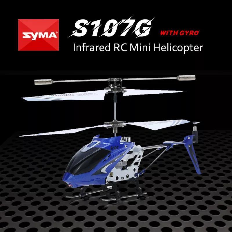 Syma S107G RC Mini Helicopter, 3.5 Channel Gyro Indoor Helicopter, USB Rechargeable