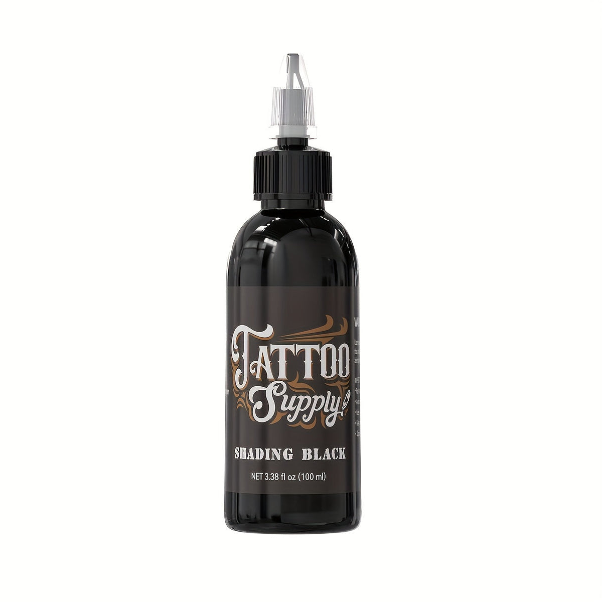 Neebol Tattoo Ink Professional Black Lining & Shading Set — Waterproof Long-Lasting Outlining Blending Body Art Ink for Artists & Beginners, 100ml & 250ml Sizes Available