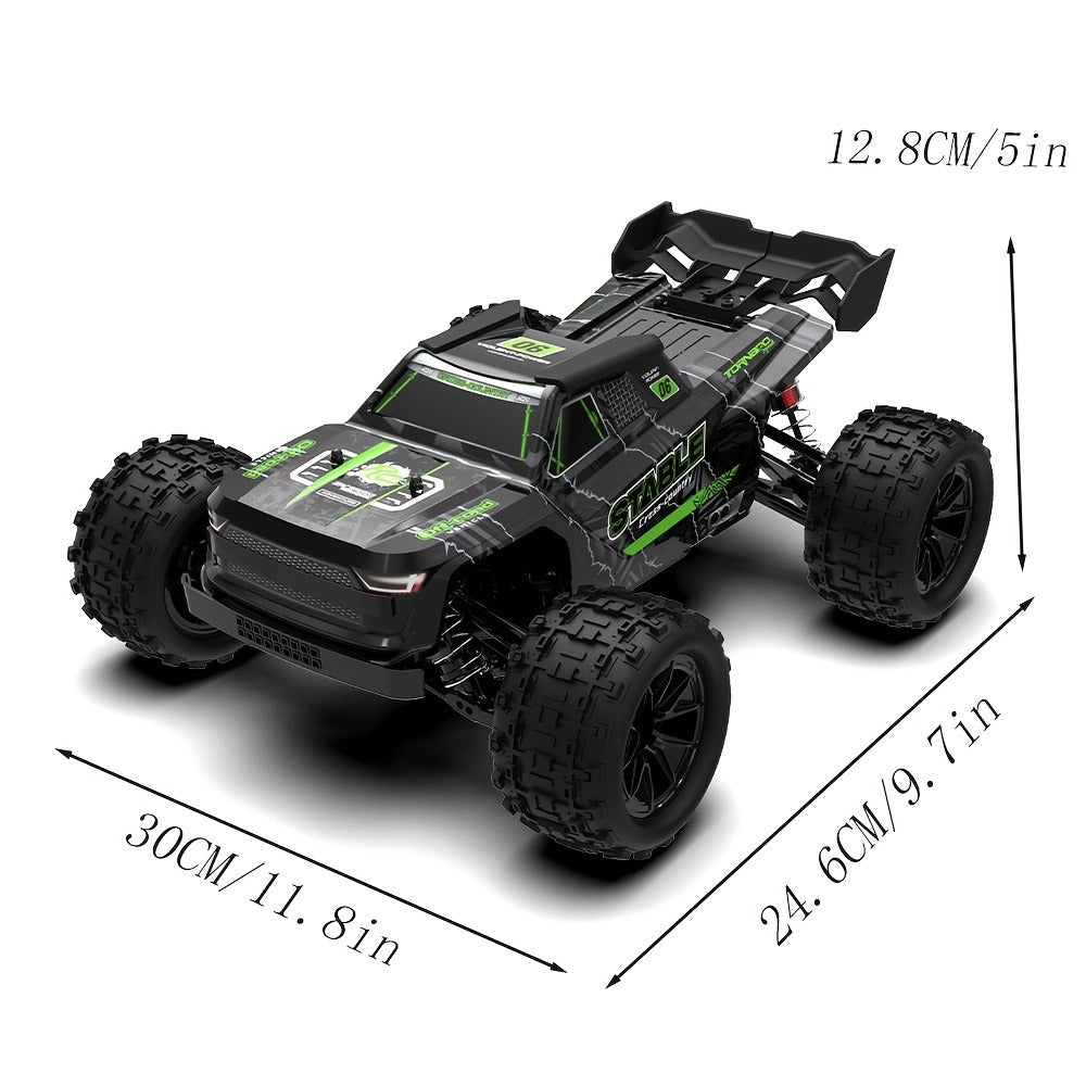 4WD RC Off-Road Car with Brushed or Brushless Dual-Battery Options