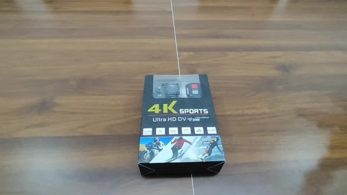 4K Sports Action Camera with WiFi, 170° Wide Angle, 32GB Card & Helmet Mount Kit – Pre-Recording, Remote Control, 900mAh Battery, 2" LCD – Beginner-Friendly Outdoor Cam for Cycling, Hiking & Gifts