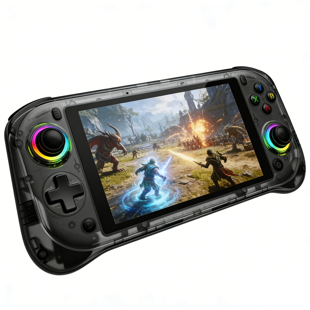 J55 Online Multiplayer Handheld Game Console – 5.5 Inch Large Screen, Open-Source System, 64GB Storage, Ultra-Long Battery Life, Global Online Gaming, High-End Portable Edition, Perfect Holiday Gift