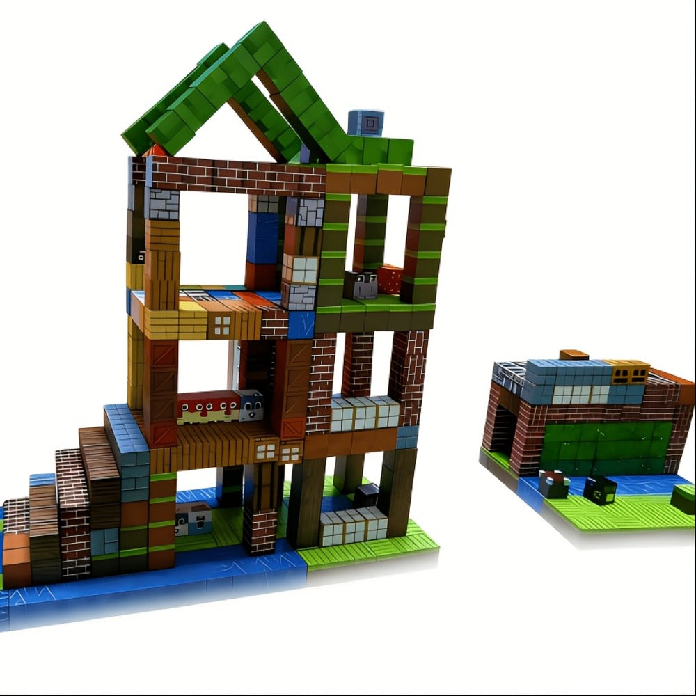 Magnetic Tiles Building Set, 100 or 210 Pieces for Ages 3+