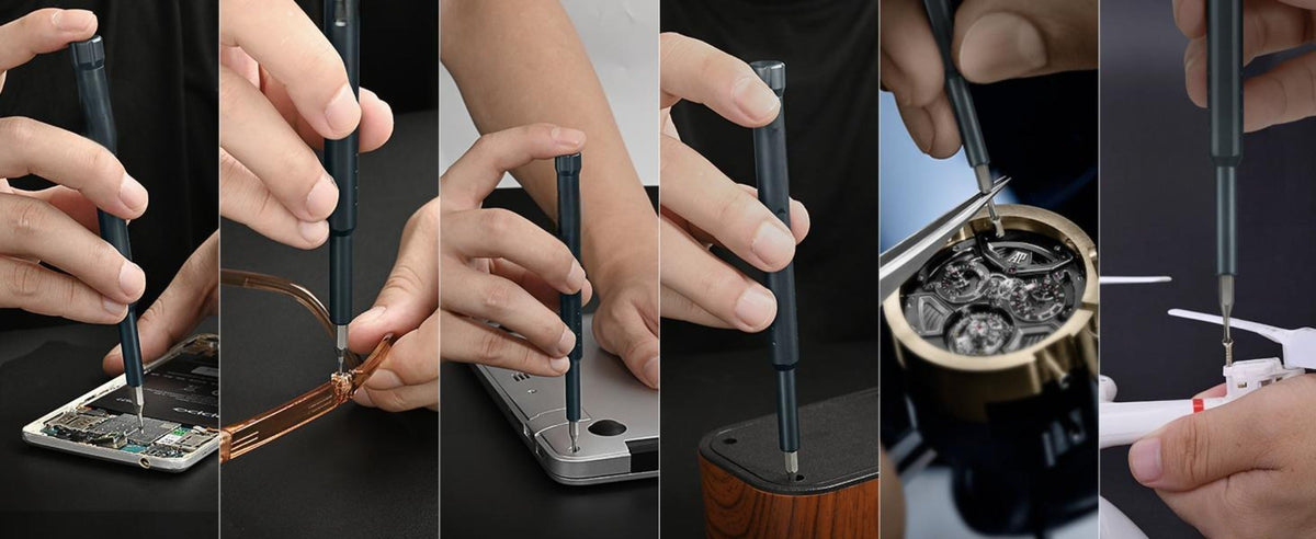 Precision Screwdriver Set 46-in-1, Magnetic Mini Professional Repair Tool Kit with CR-V Steel Phillips Slotted Torx Hex Y-Type Bits for Phone, Laptop, Watch, Game Console, Tablet & Electronics Repair
