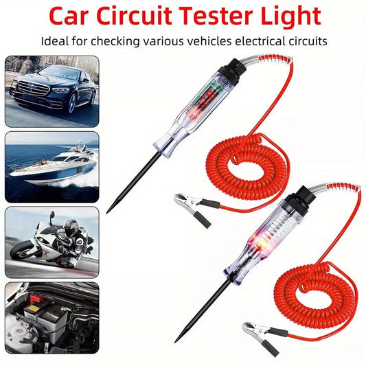 Automotive Circuit Tester Pen Set for 6V, 12V and 24V Systems, Analog and Digital
