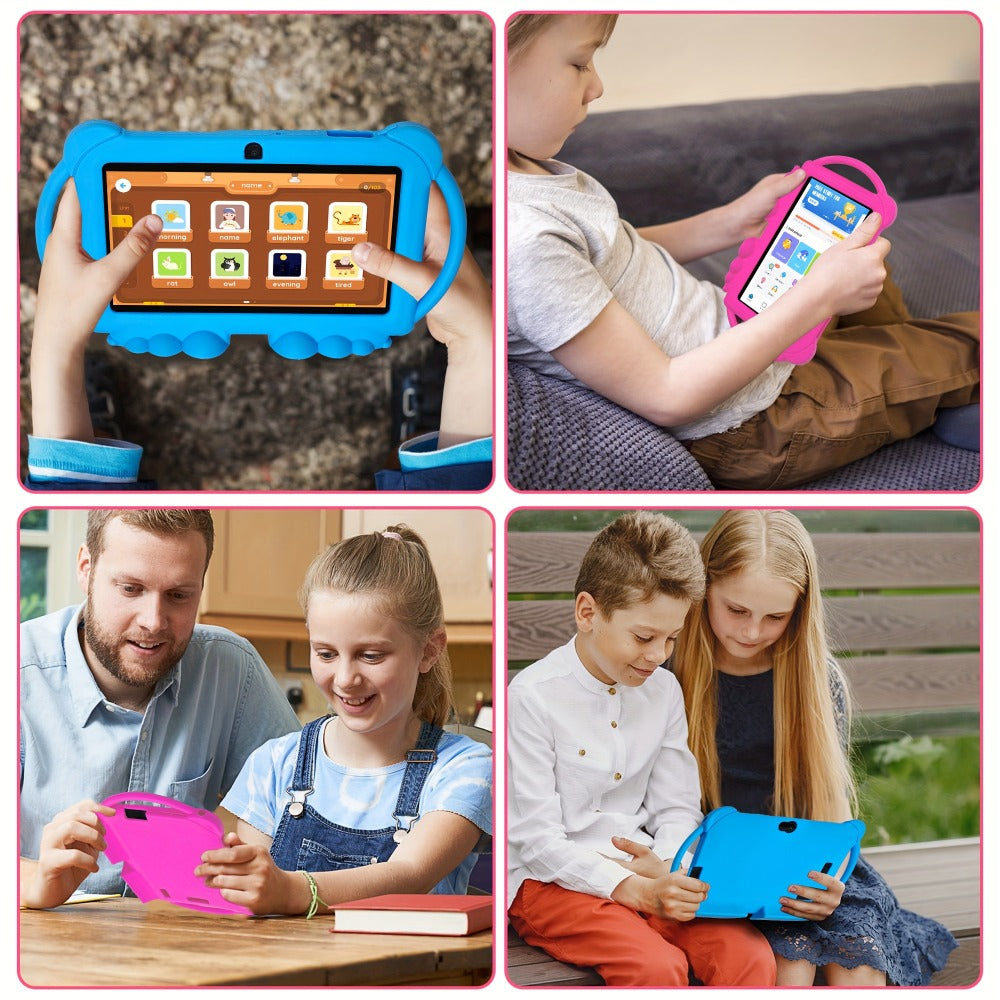 7-Inch Kids Tablet with Android 12, 32GB Storage, Parental Controls and Dual Cameras