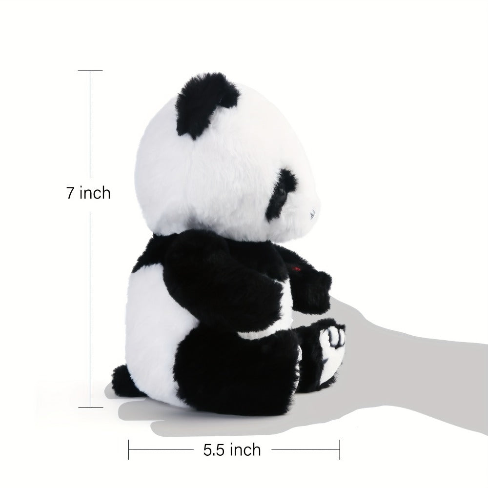 Light Up Panda Plush Toy with LED Glow, 7 and 10 Inch Options