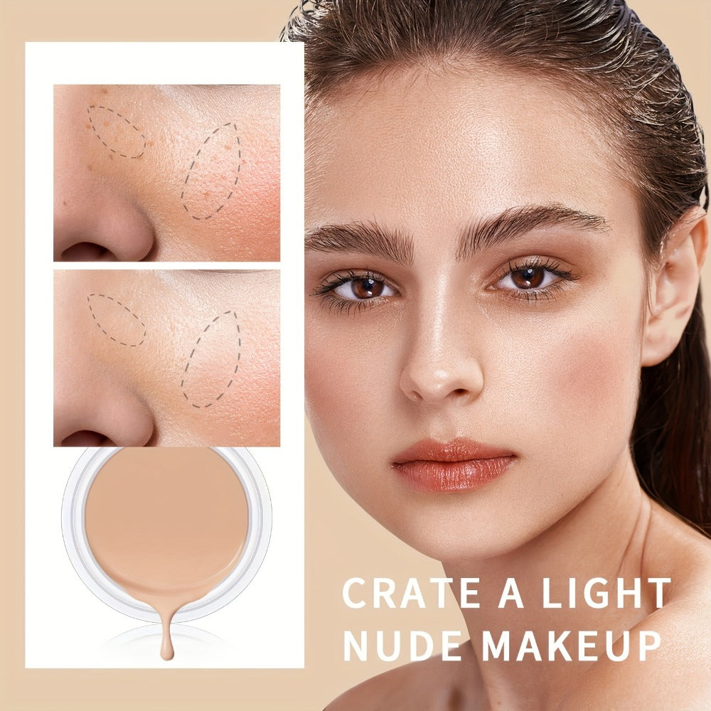 Waterproof Concealer Cream Set of 3 - Full Coverage Dark Spot & Tattoo Cover Concealer Paste for All Skin Types - Natural Finish Makeup Concealer