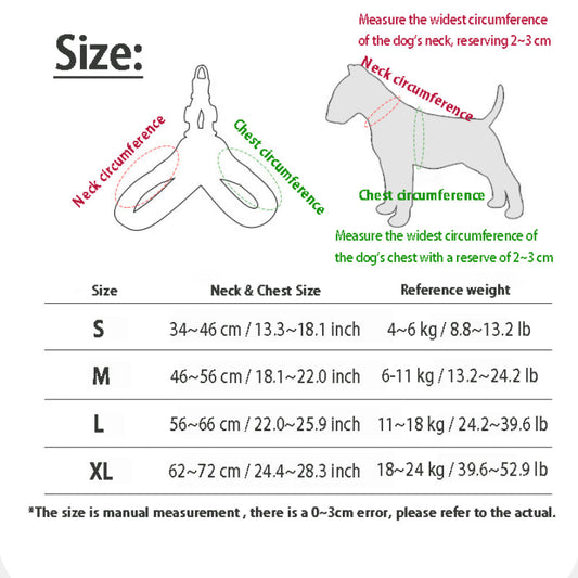 Dog Harness and Leash Set for Daily Walks, Brown, Black, or Red Options