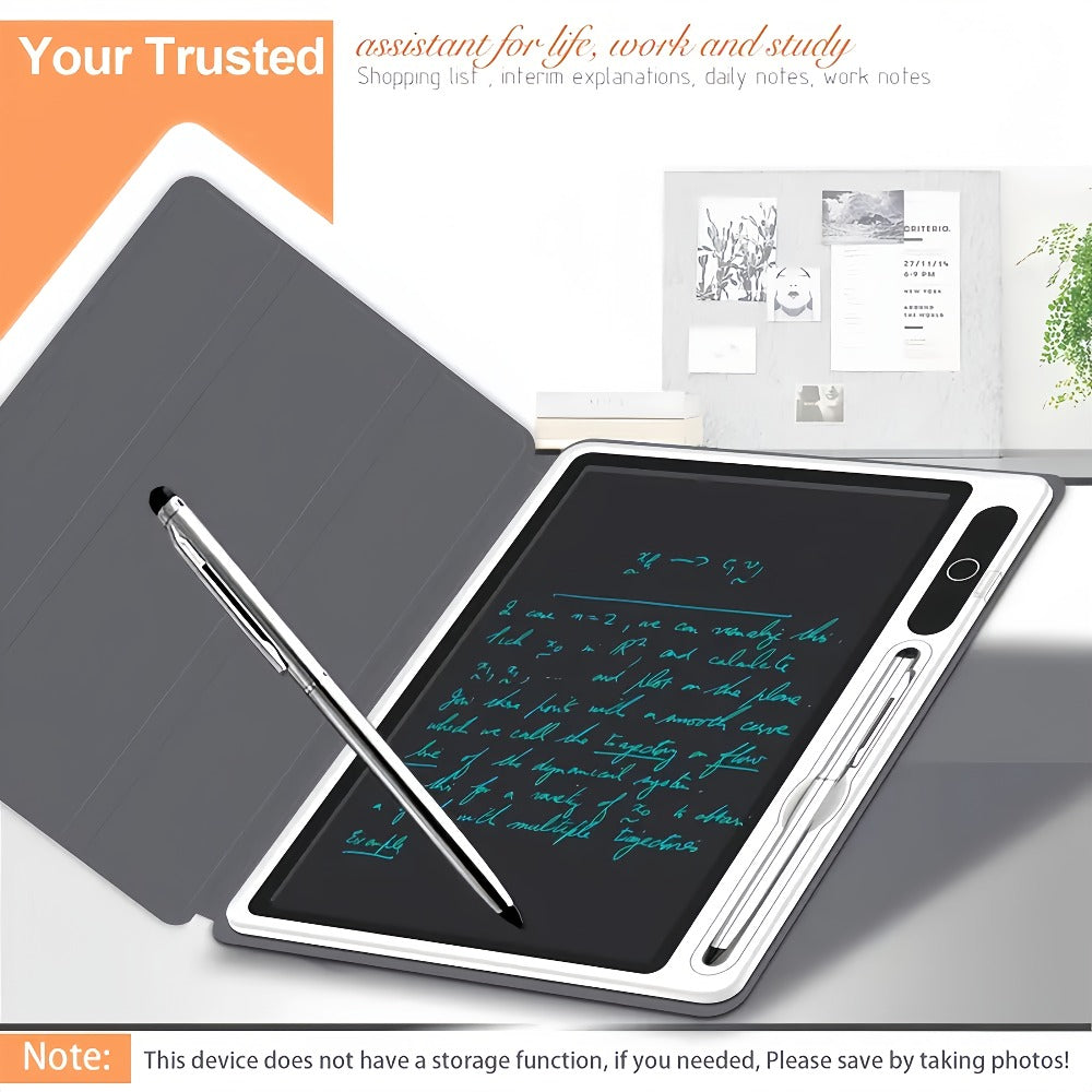LCD Writing Tablet 10.1 Inch Large Screen Digital Drawing Board Electronic Handwriting Pad with Protective Case & Stylus Paperless Memo Doodle Board for Kids Adults Students School Office – Pink