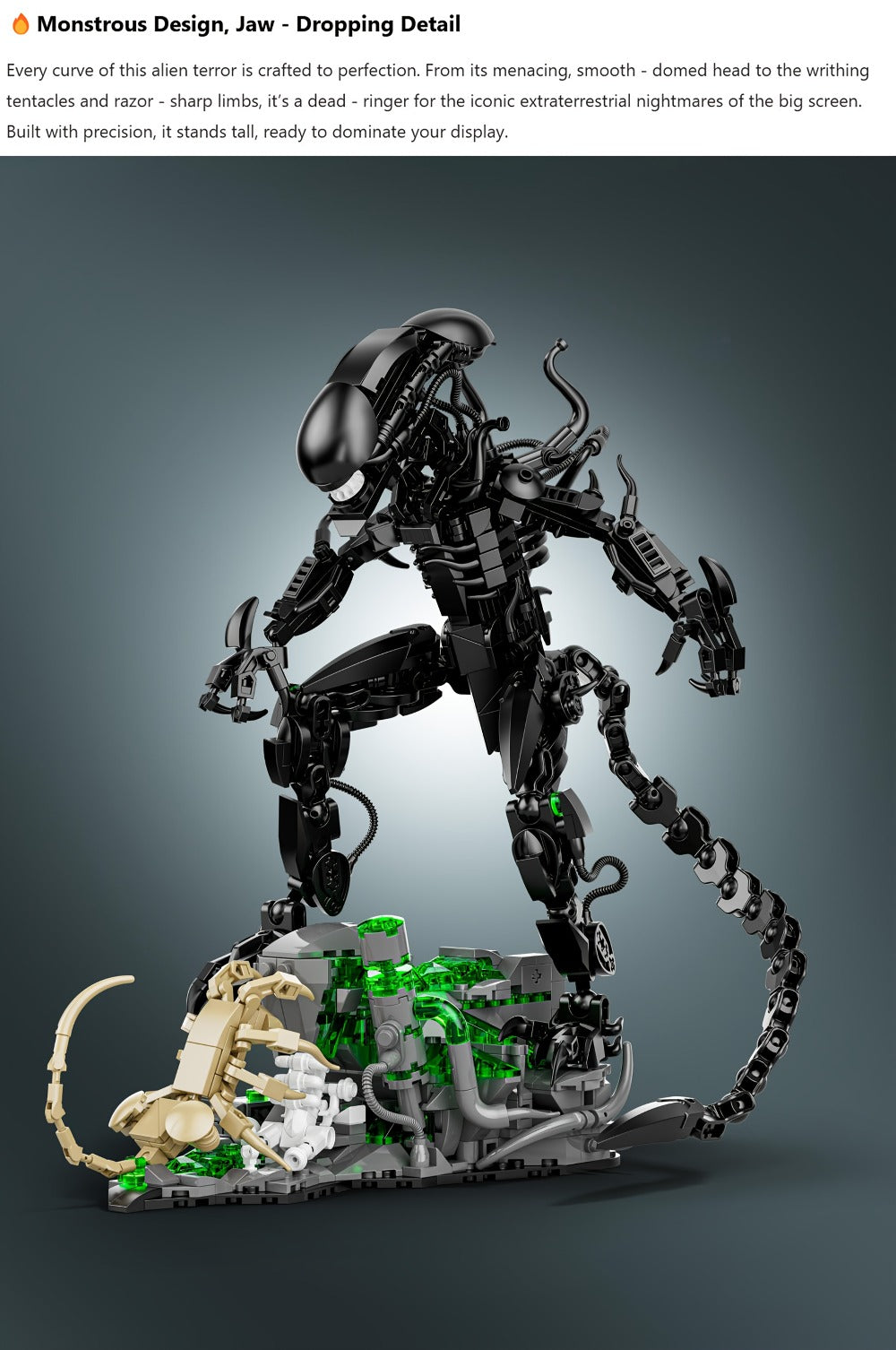 958-Piece Alien Beast Building Block Model Kit