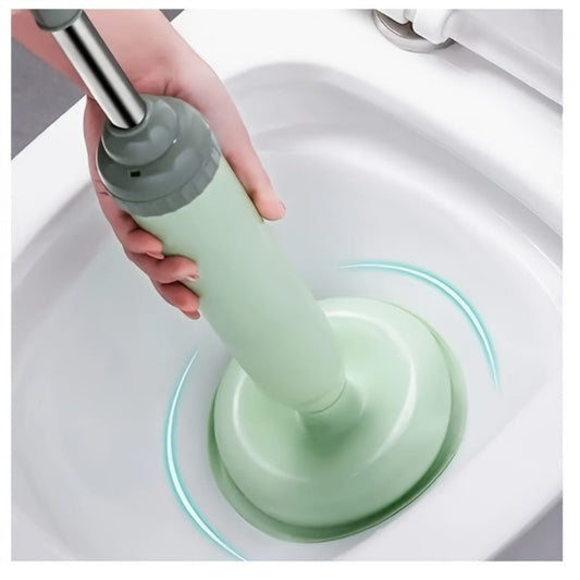Flexible Drain Clog Remover, Manual Plastic Tool for Sinks, Showers & Toilets, Green