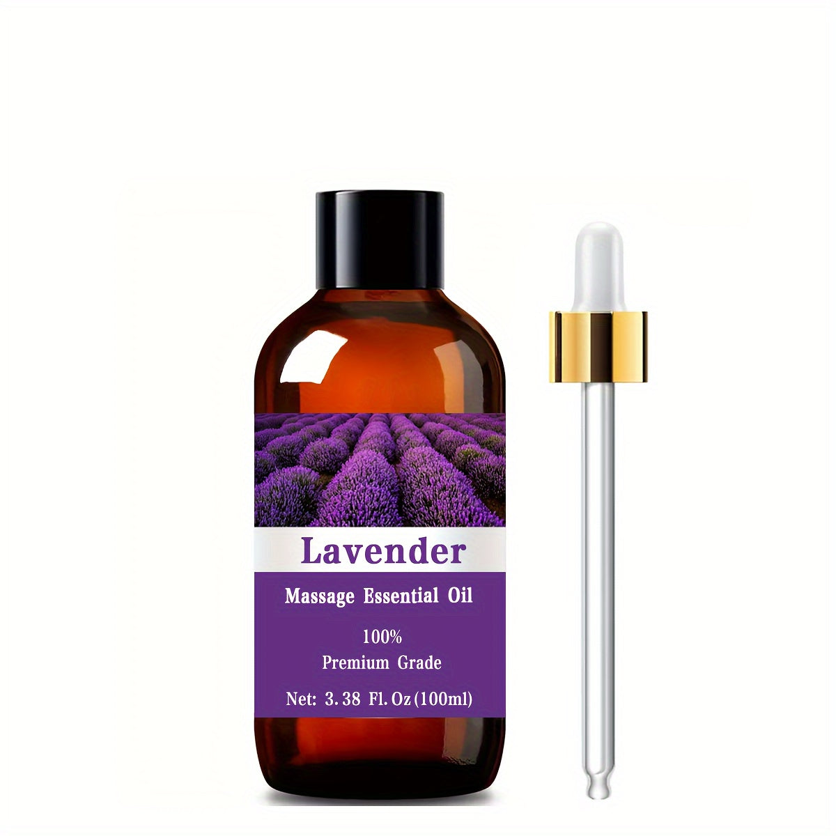 Lavender Essential Oil 100% Pure Therapeutic Grade Aromatherapy Diffuser Sleep Aid Stress Relief – Massage Hair Skin Care Relaxation Meditation Gift for Men Women 100ml 3.38oz