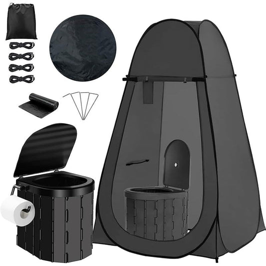Pop-Up Camping Privacy Tent with Toilet and Shower Bundle Options