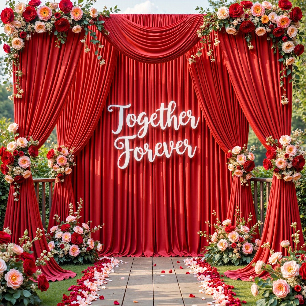 2-Pack 10x10ft Spandex Photography Backdrop Curtains - Wrinkle-Resistant Polyester Background Cloth with Pole Pockets for Weddings, Birthdays, Banquets & Photo Studio Events
