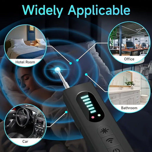 Hidden Camera Detector & Portable Rechargeable RF Signal Scanner