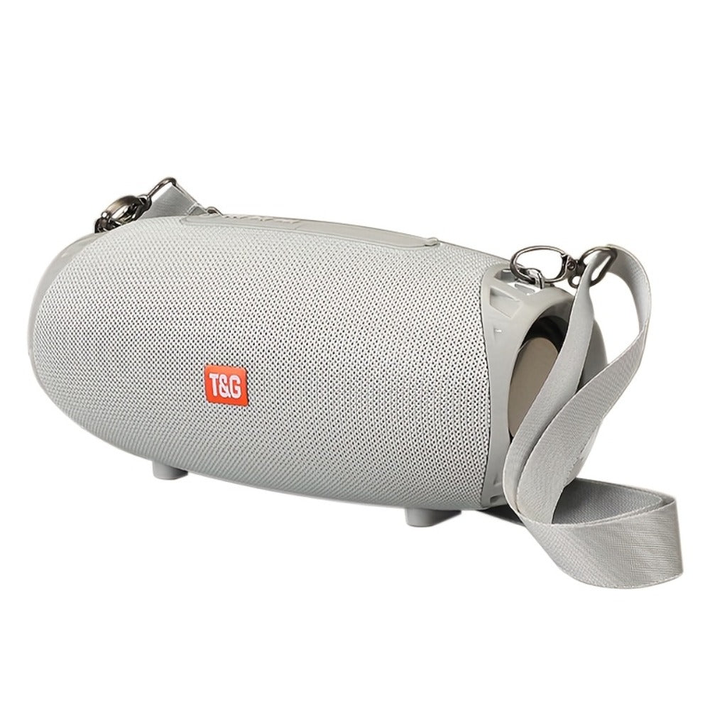 TG534 Dual Speaker Bluetooth Wireless Speaker – TWS Stereo Hi-Res Audio, Hands-Free Calling, FM Radio, TF Card & USB Drive Support, Compatible with Phone, Tablet & TV, Built-in Microphone