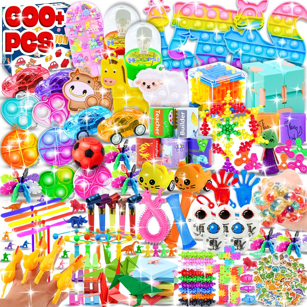 Bulk Party Favor Toys, 600-Piece Mixed Novelty & Fidget Assortment