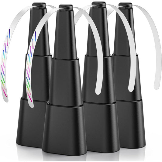 Outdoor Food Fans, Battery-Powered Black 4-Pack with Hooks for Picnic and Patio Tables
