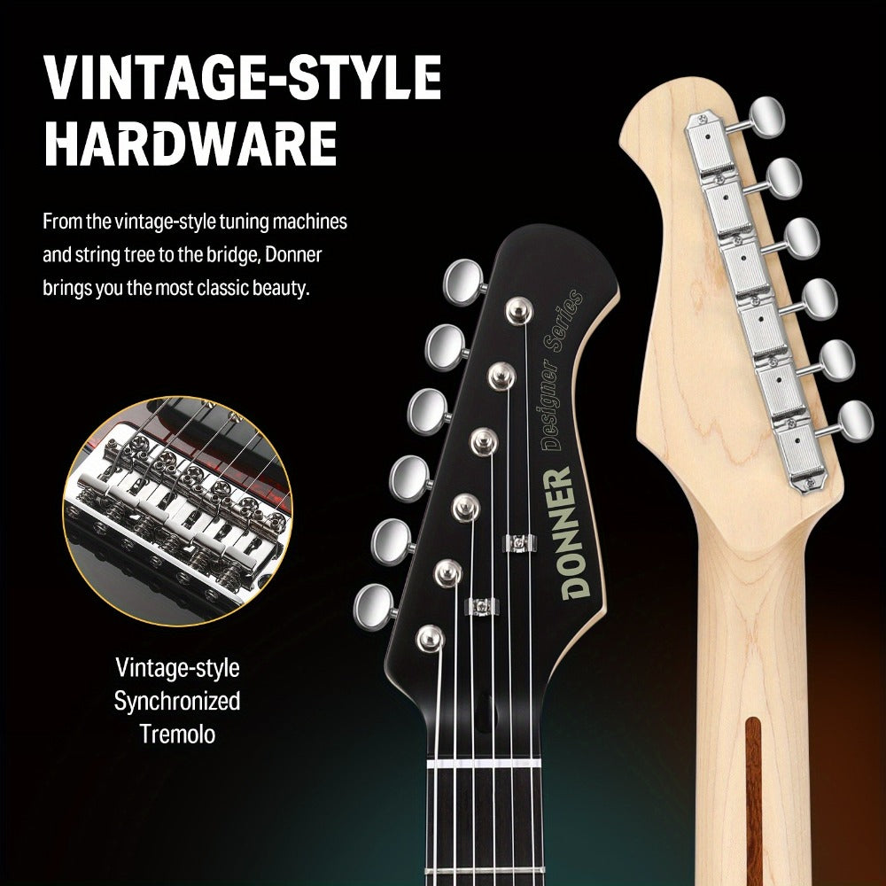 Electric Guitar, 39 Inch, Donner, Inch, Designer for Lessons and Practice detail image - detail view 7