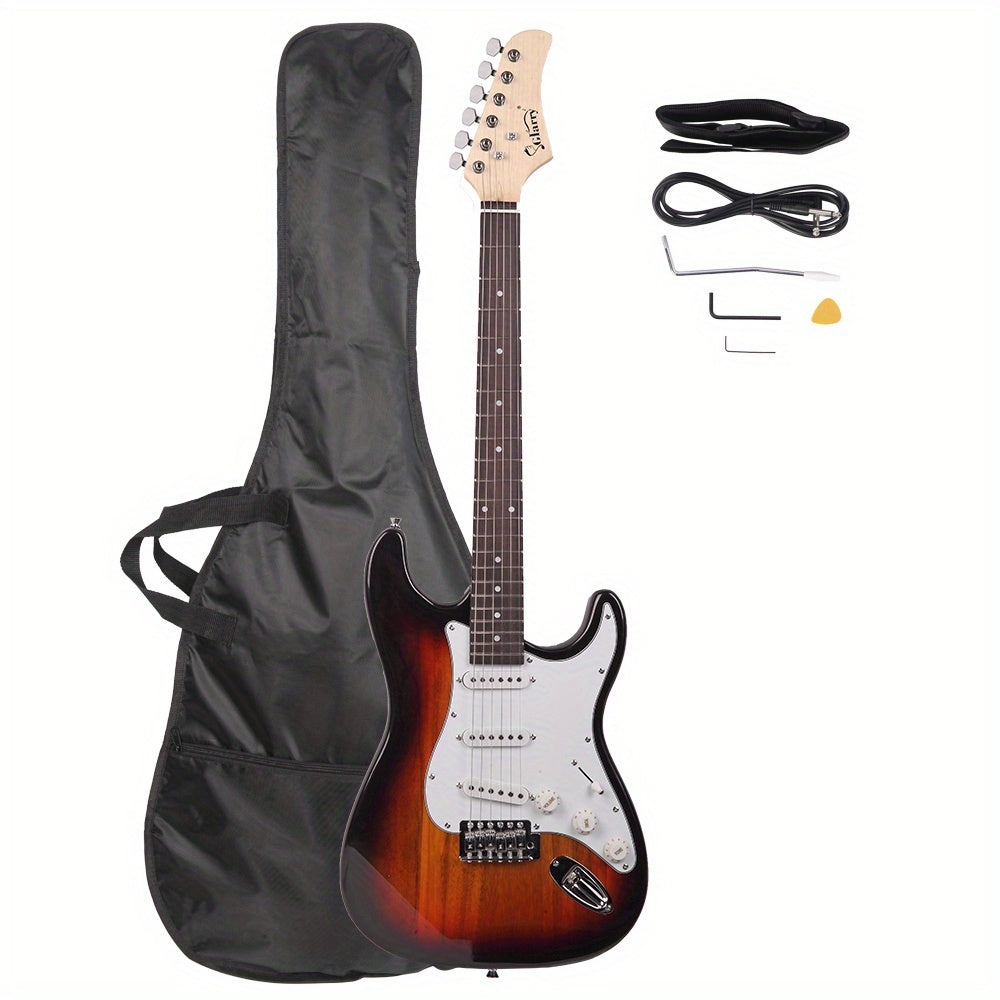 Electric Guitar shown in the Sunset Color option
