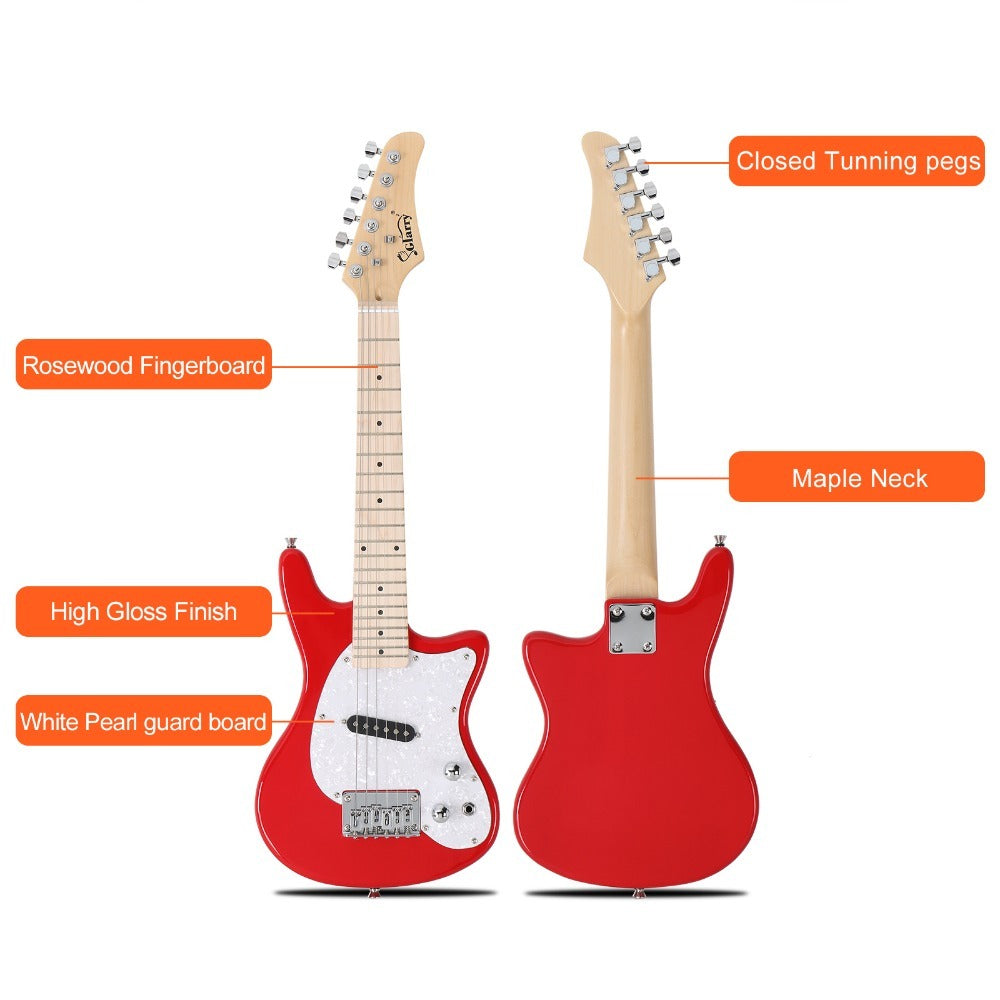 Electric Guitar, Adjustable, 5W, 30in, Maple, Fingerboard for Lessons and Practice detail image - detail view 3