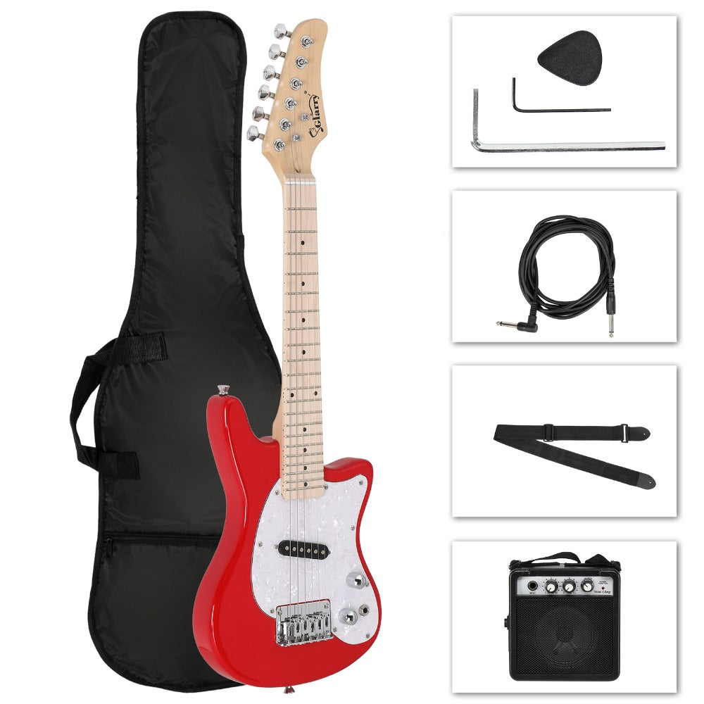 Electric Guitar shown in the Red option